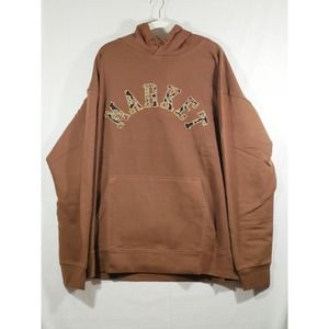 NWT MARKET STUDIOS RUG DEALER THROWBACK ARC HOODIE SIZE:XXL Brown Camo